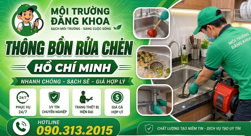 Thông Bồn Rửa Chén Tại Hồ Chí Minh