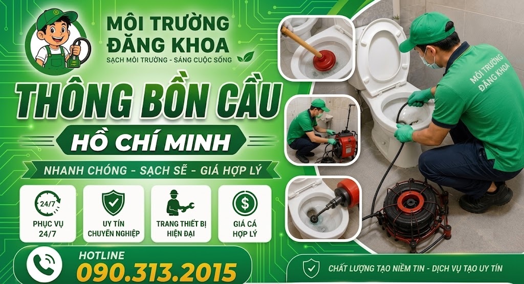 Thông Bồn Cầu Tại Hồ Chí Minh
