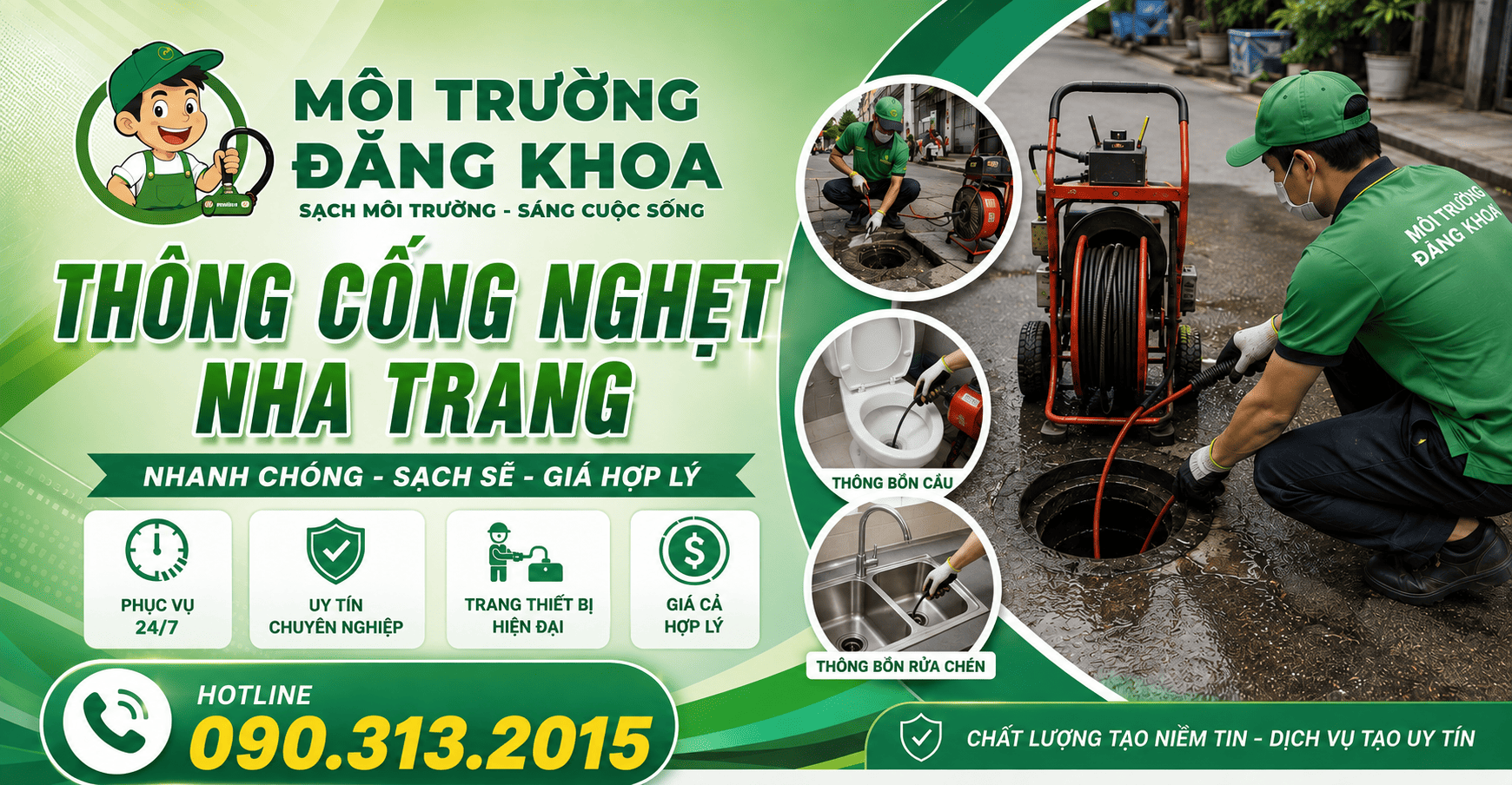 Thông Cống Nghẹt Nha Trang