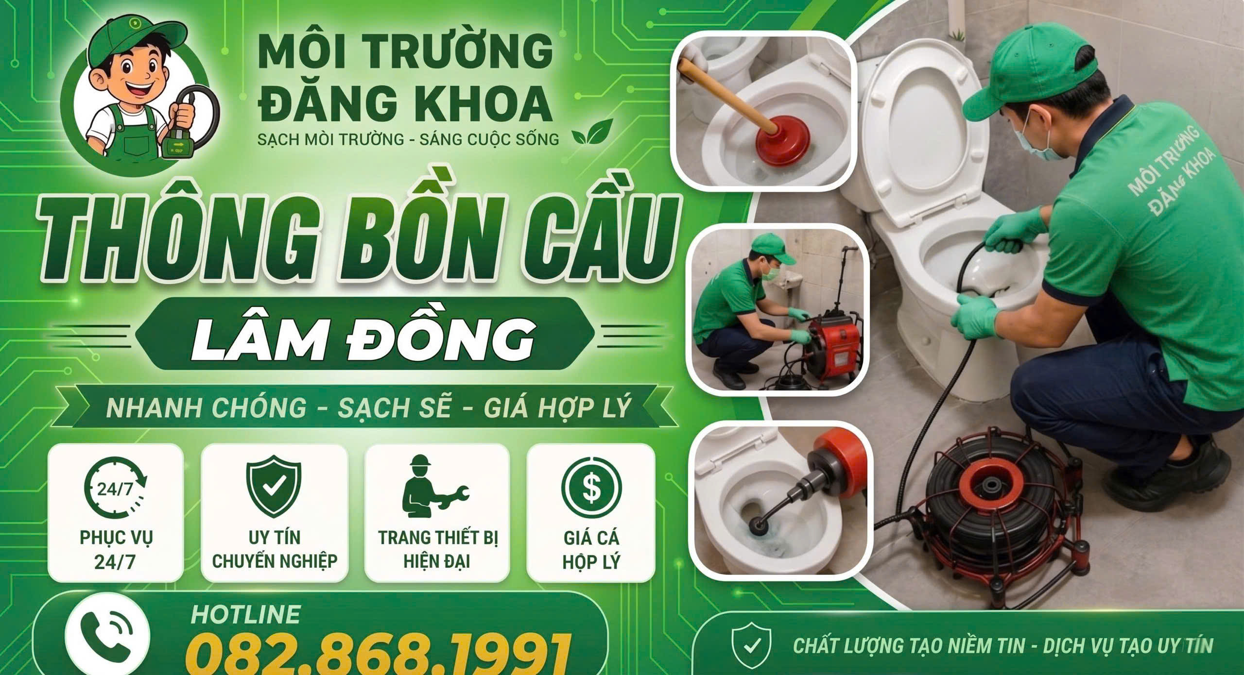 Thông Bồn Cầu Tại Lâm Đồng