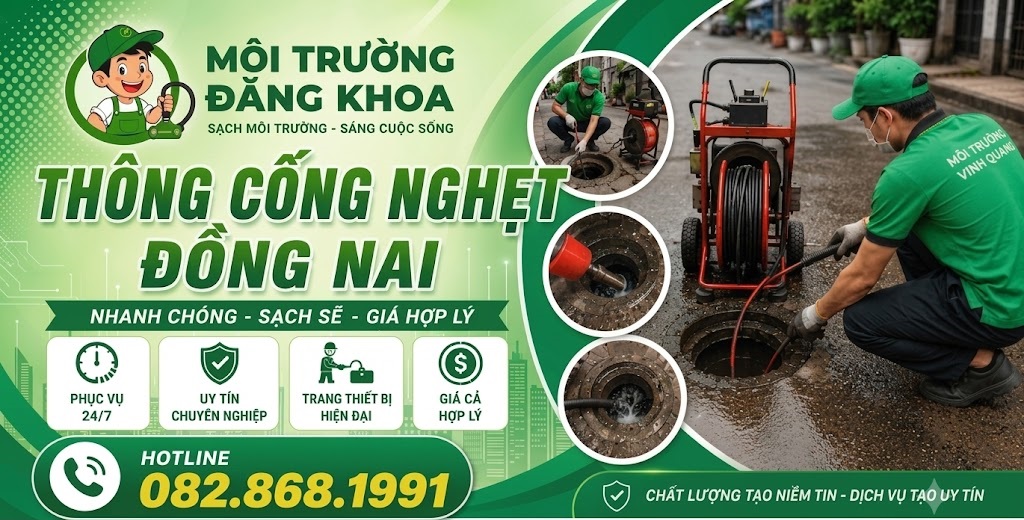 Thông Cống Nghẹt Đồng Nai